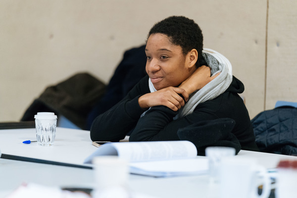 Photo Flash: In Rehearsal with Michelle Fairley, Ben Whishaw, and More in JULIUS CAESAR  Image