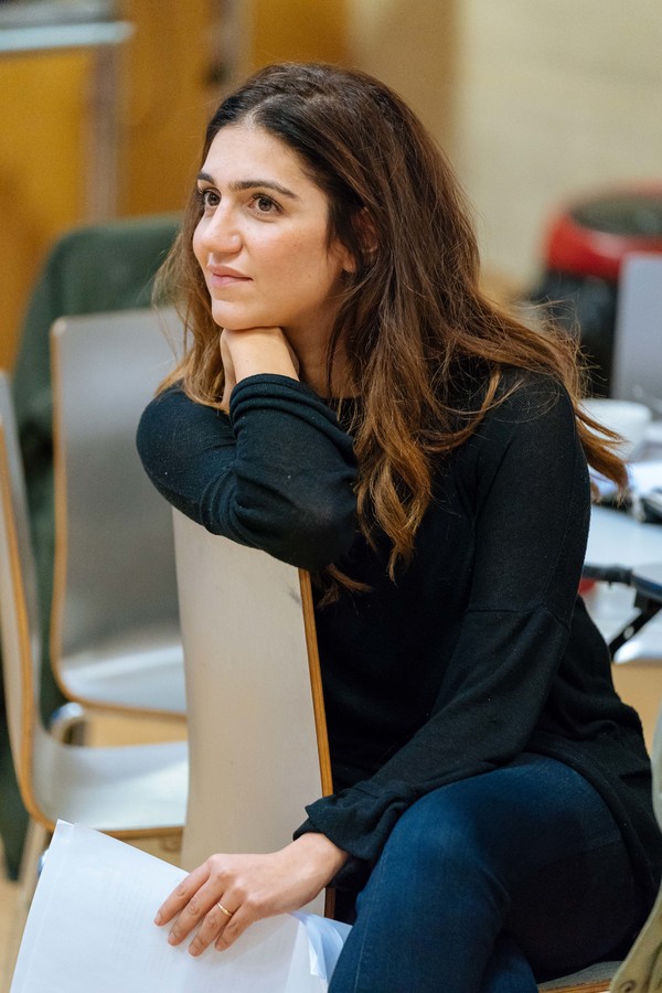 Photo Flash: In Rehearsal with Michelle Fairley, Ben Whishaw, and More in JULIUS CAESAR 