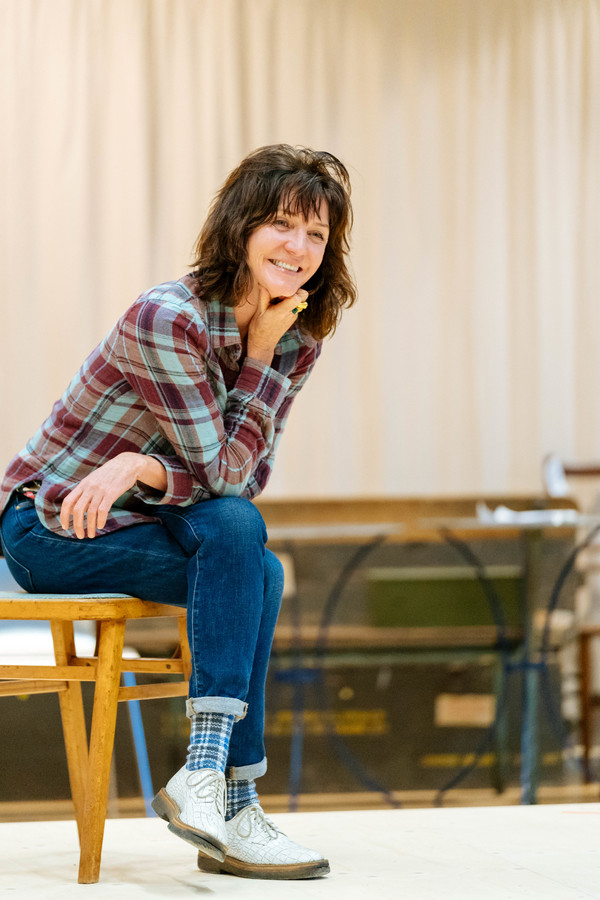 Photo Flash: In Rehearsal with Michelle Fairley, Ben Whishaw, and More in JULIUS CAESAR 