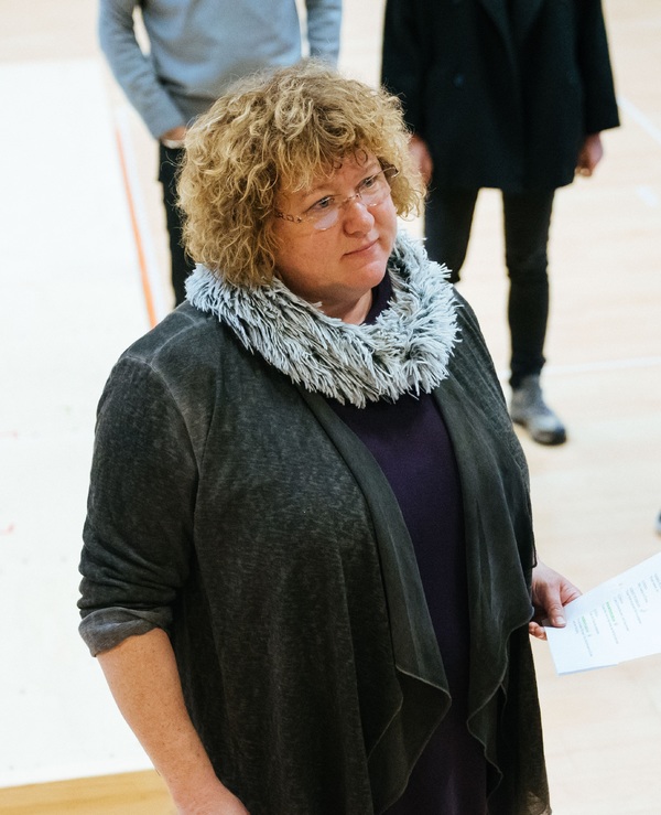 Photo Flash: In Rehearsal with Michelle Fairley, Ben Whishaw, and More in JULIUS CAESAR 