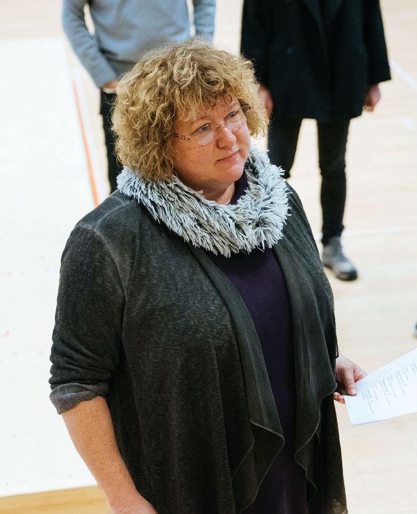 Photo Flash: In Rehearsal with Michelle Fairley, Ben Whishaw, and More in JULIUS CAESAR Image