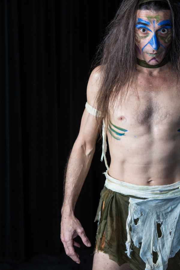 Giles Davies as Caliban. Jobsite Theater's production of The Tempest, playing the Str Photo