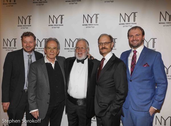 Motl Didner, RonRifkin, Zalmen Mlotek, David Hyde Pierce, Chris Massimine Photo