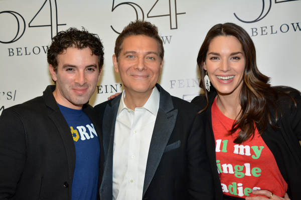 Jarrod Spector, Michael Feinstein and Kelli Barrett Photo