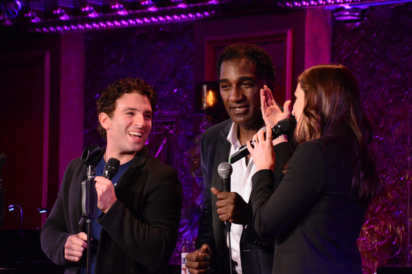 Jarrod Spector, Norm Lewis and Kelli Barrrett Photo