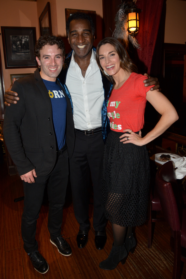 Jarrod Spector, Norm Lewis and Kelli Barrett Photo