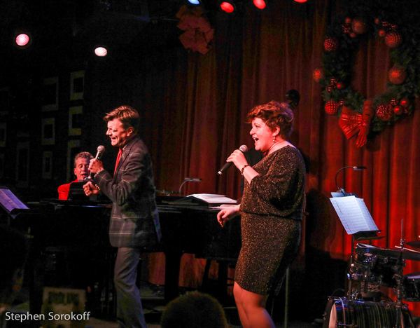 Photo Coverage: Christmas Has Some New Sounds At Birdland - Blackhurst, Caruso and Stritch Image