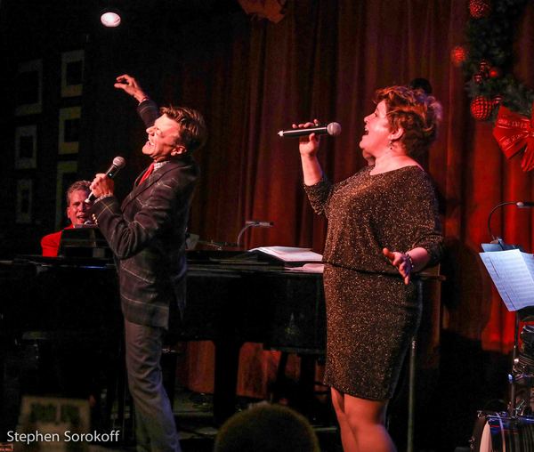 Photo Coverage: Christmas Has Some New Sounds At Birdland - Blackhurst, Caruso and Stritch Image