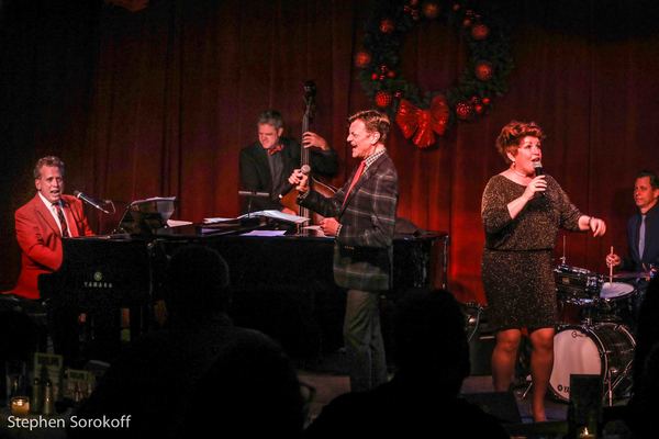 Photo Coverage: Christmas Has Some New Sounds At Birdland - Blackhurst, Caruso and Stritch Image