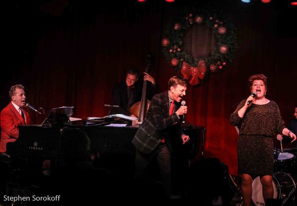 Photo Coverage: Christmas Has Some New Sounds At Birdland - Blackhurst, Caruso and Stritch Image