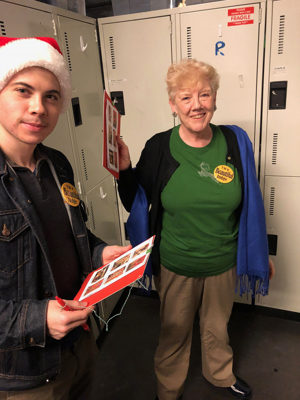 Photo Flash: BEAUTIFUL Holds a Holly Jolly Dressing Room Decorating Contest Image