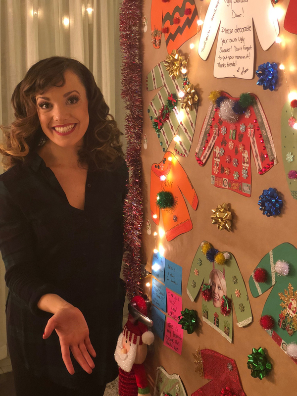 Kara Lindsay shows off her door! Photo