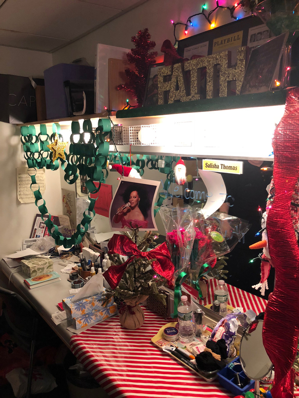 Photo Flash: BEAUTIFUL Holds a Holly Jolly Dressing Room Decorating Contest Image