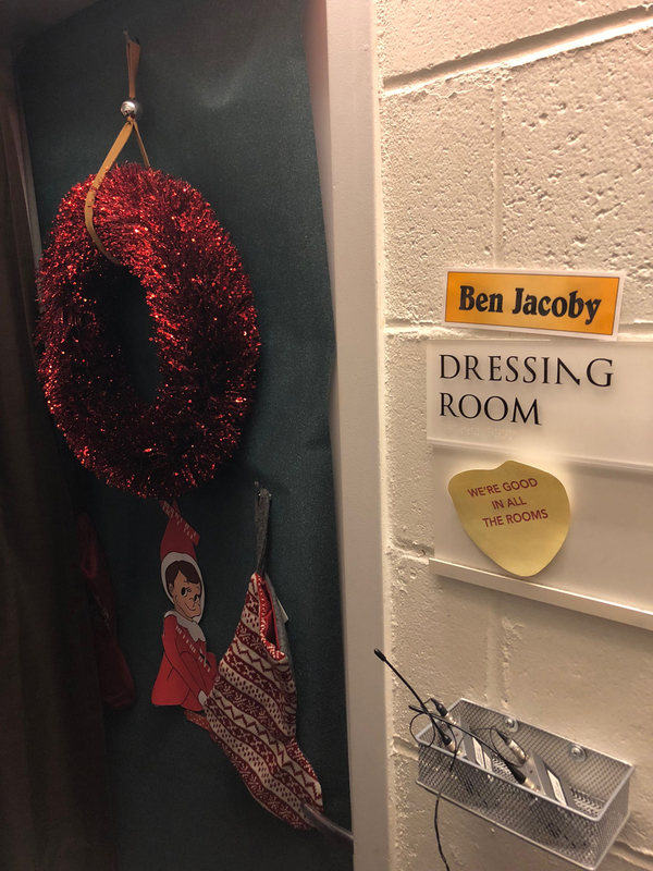 Photo Flash: BEAUTIFUL Holds a Holly Jolly Dressing Room Decorating Contest Image