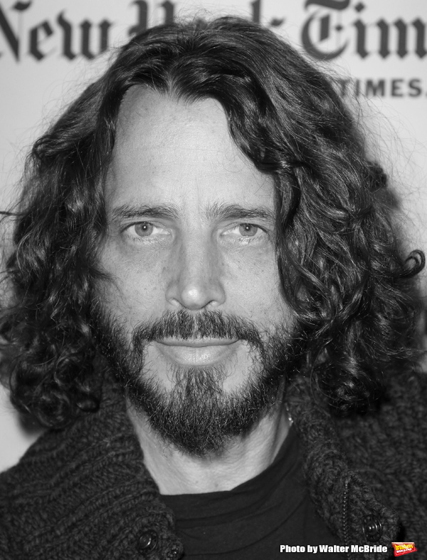 Chris Cornell, interviewed by Jon Pareles, attending the New York Times 11th Annual A Photo