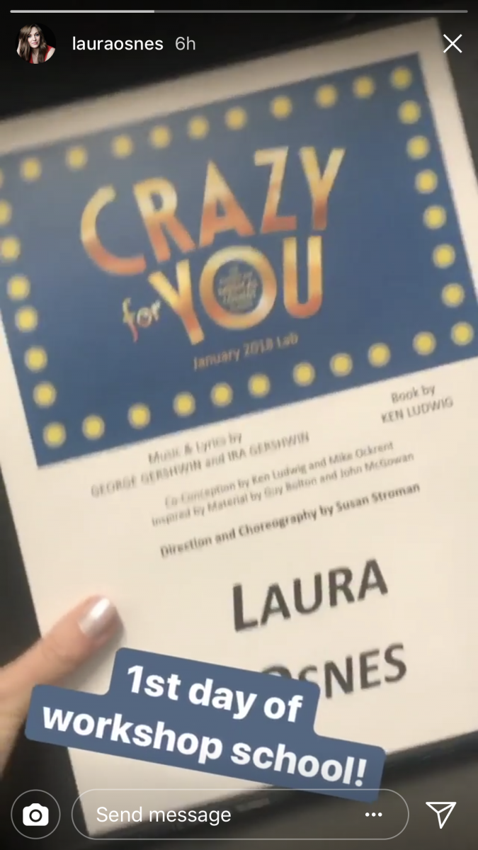 Laura Osnes Takes Part in Susan Stroman-Directed CRAZY FOR YOU Developmental Lab 