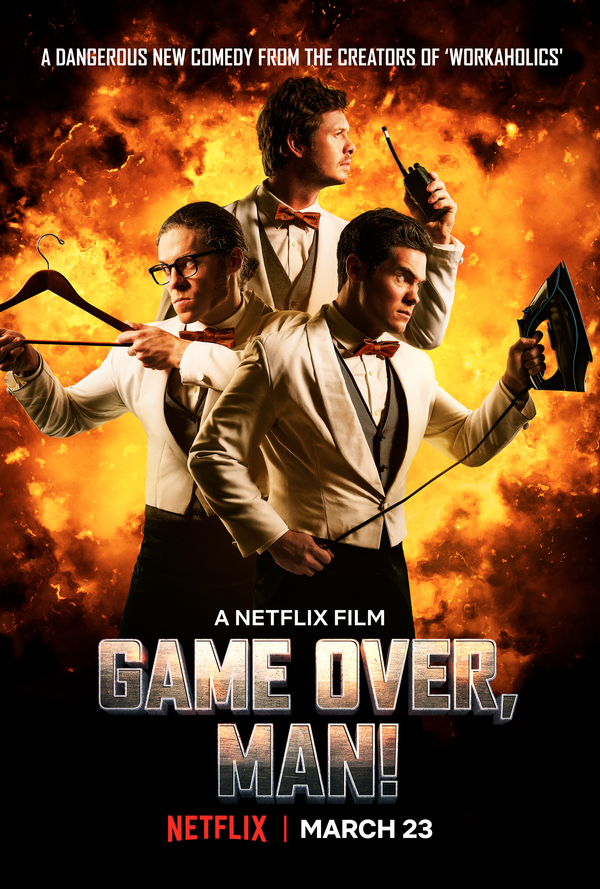 New Image & Trailer for Netflix's Film GAME OVER, MAN! 