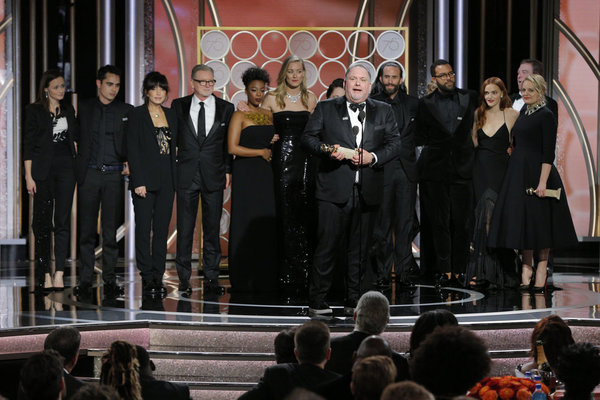 75th ANNUAL GOLDEN GLOBE AWARDS -- Pictured: Bruce Miller, Producer/Writer, Â“The  Photo