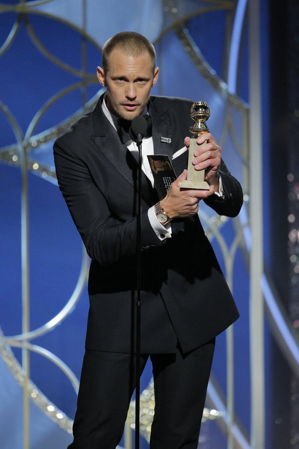 75th ANNUAL GOLDEN GLOBE AWARDS -- Pictured: Alexander Skarsgaard, Â“Big Little Li Photo