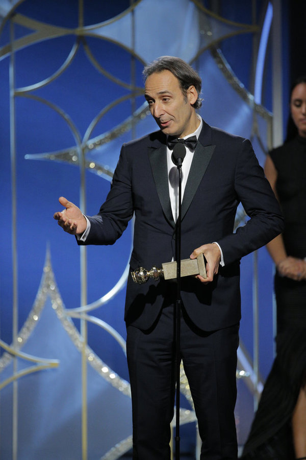 75th ANNUAL GOLDEN GLOBE AWARDS -- Pictured: Alexandre Desplat, Â“The Shape of Wat Photo