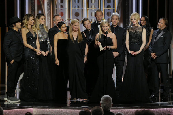 75th ANNUAL GOLDEN GLOBE AWARDS -- Pictured: Reese Witherspoon, Writer, Â“Big Litt Photo