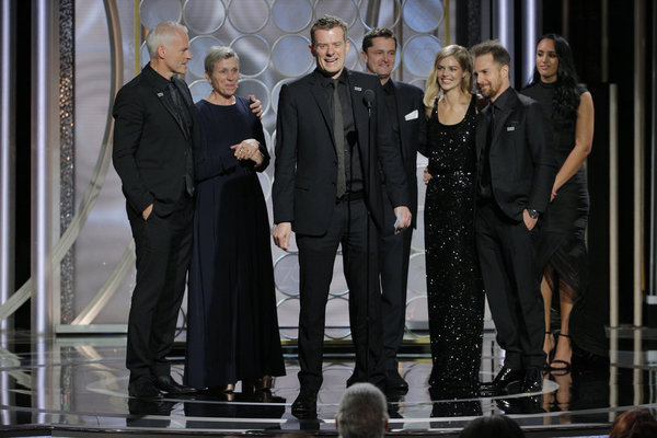 75th ANNUAL GOLDEN GLOBE AWARDS -- Pictured: Graham Broadbent, Producer, Â“Three B Photo