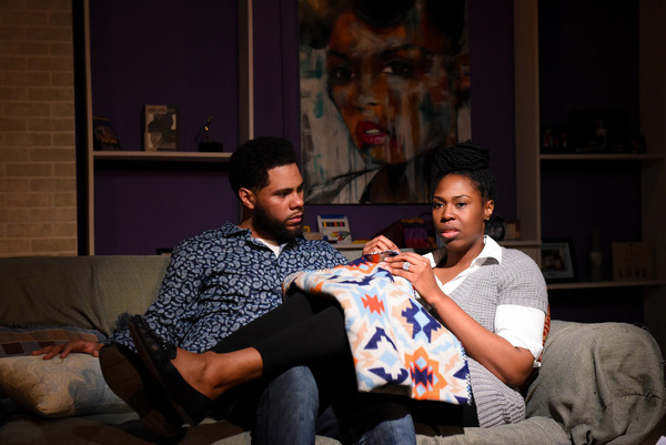 (left to right) Jeffery Owen Freelon Jr. and Tiffany Oglesby in The New Colonyâ€�¿� Photo
