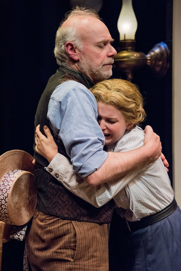 Ken Marks and Rebecca Noelle Brinkley in HINDLE WAKES by Stanley Houghton, Directed b Photo