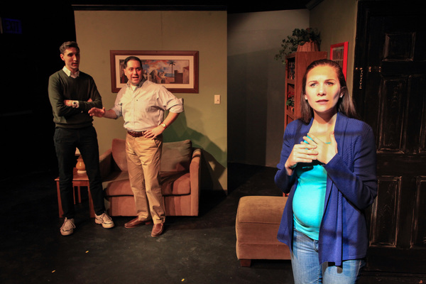 (left to right) Matthew Nerber, Josh Zagoren and Sarah Gise in Interrobang Theatre Pr Photo