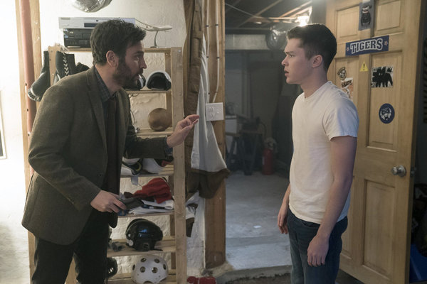 RISE -- "Pilot" Episode 101 -- Pictured: (l-r) Josh Radnor as Lou Mazzuchelli, Casey  Photo