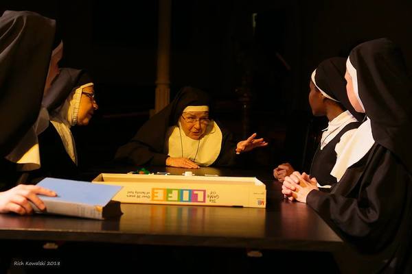  Patti Mariano as Sister Mary Cecelia with members of the cast Photo