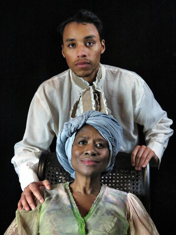 Justin Foster as Charley Cade, Alicia Foxworth as his adoptive mother, Latessa Photo