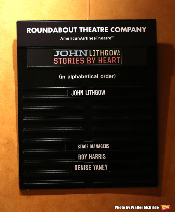 Photo Coverage: John Lithgow Takes Opening Night Bow in STORIES BY HEART Image