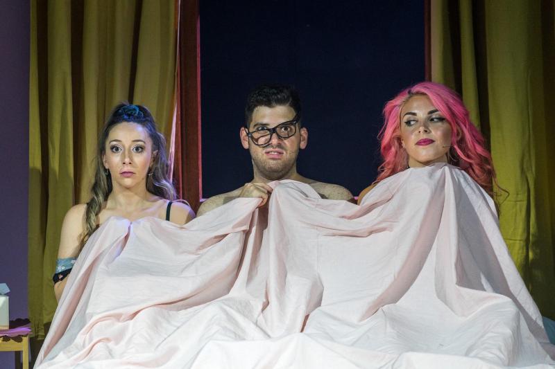 Review: THREE IN THE BED Is A Raucous Romp Through The Twisted Sheets Of Young Love And Lust 