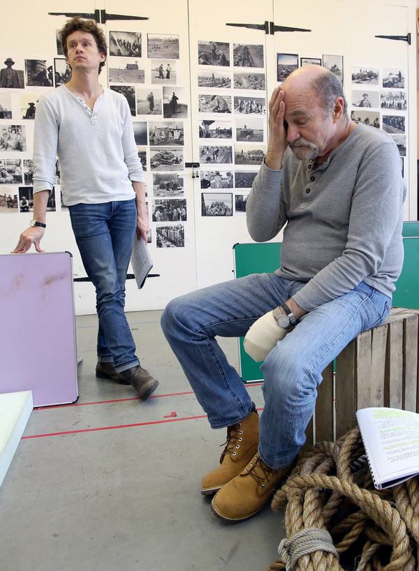 Photo Flash: In Rehearsal with OF MICE AND MEN Image
