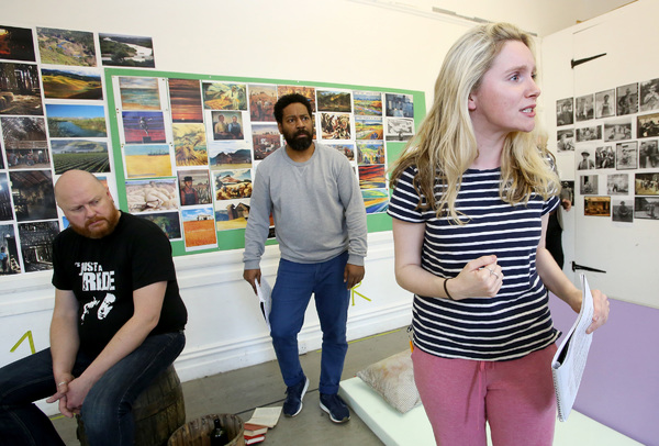 Photo Flash: In Rehearsal with OF MICE AND MEN Image