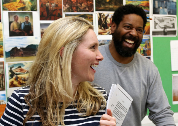 Photo Flash: In Rehearsal with OF MICE AND MEN Image