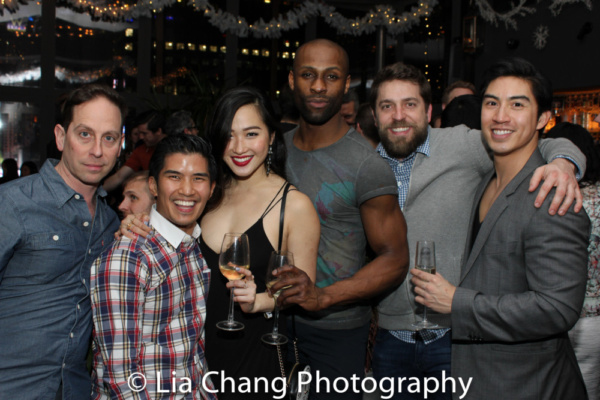 Garth Kravits, Christopher Vo, Tiffany Toh, Taurean Everett, a guest and Devin Ilaw Photo