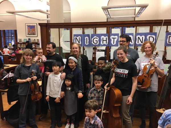 Photo Flash: Met Orchestra Musicians and Manhattan BP Gale Brewer Perform at Harry Belafonte Public Library Image