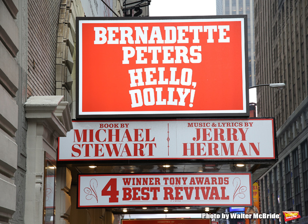 Up on the Marquee: HELLO, DOLLY! with Bernadette Peters! Image