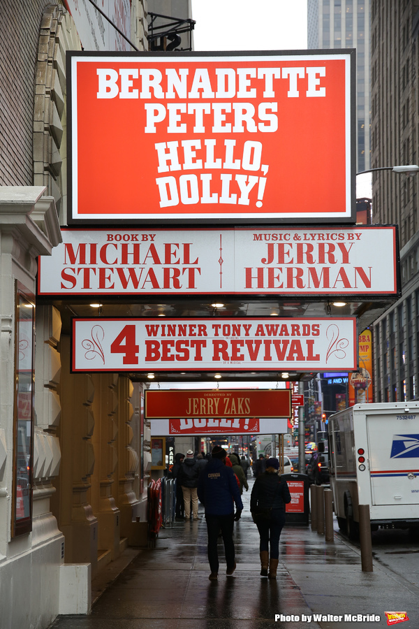 Up on the Marquee: HELLO, DOLLY! with Bernadette Peters! Image
