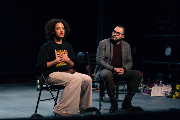 Photo Flash: Rattlestick Playwrights Theater Celebrates Opening Night of UNTIL THE FLOOD Image