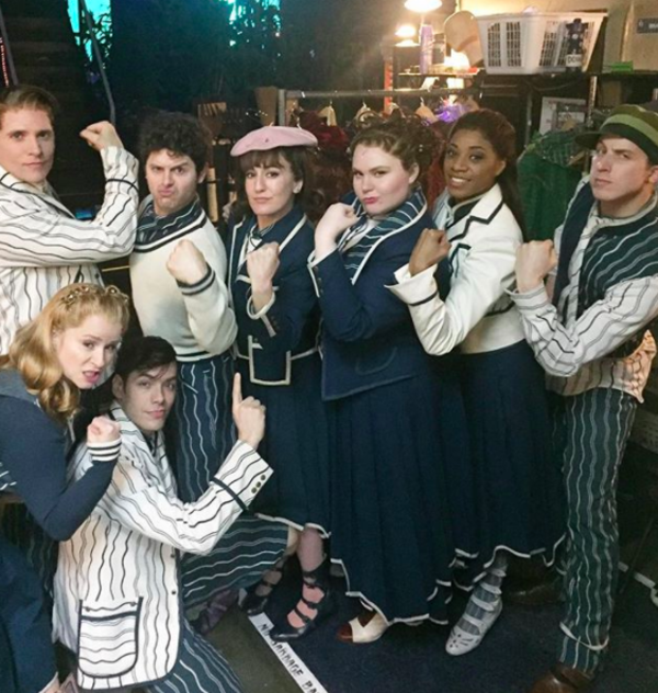Photo Flash: WICKED Cast Members Support the Women's March and More Saturday Intermission Pics! Image