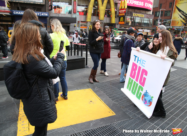Photo Coverage: Broadway Unites in Times Square for Big Hug Day 