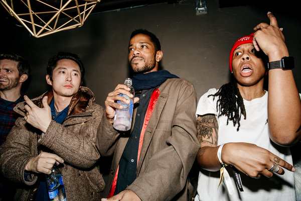 Steven Yeun, Lakeith Stanfield, Lena Waithe Photo