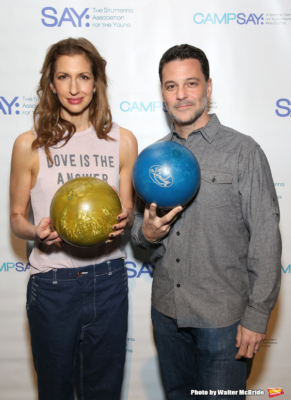 Alysia Reiner and David Alan Basche  Photo