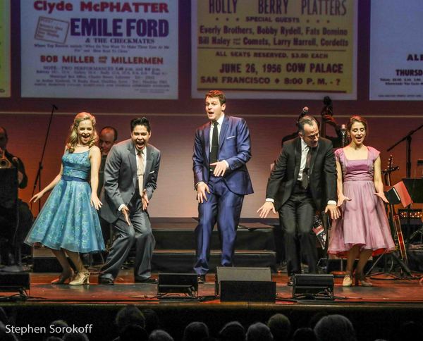 Stephanie Styles, George Salazar, Jonathan Groff, David Pittu, Elena Shaddow Photo