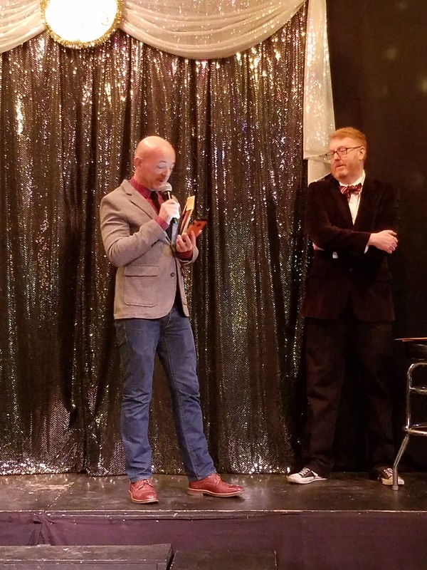 Actor John Caradone accepting for Honey West Photo