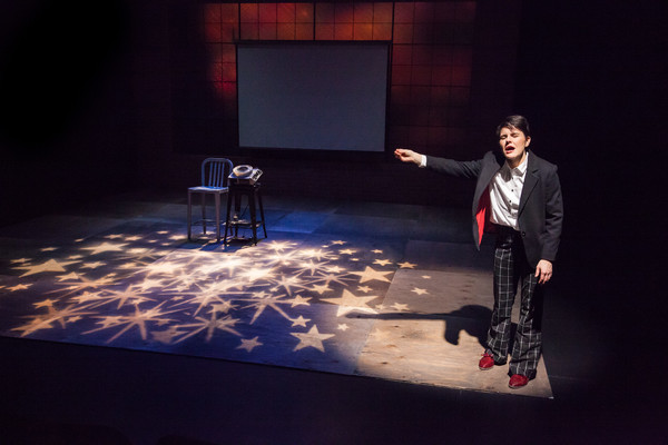 Profile Theatreâ€™s 2.5 Minute Ride by Lisa Kron featuring Allison Mickelson. Ph Photo
