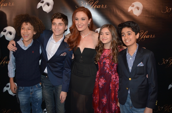 Sierre Boggess and Members of The School of Rock Band Photo